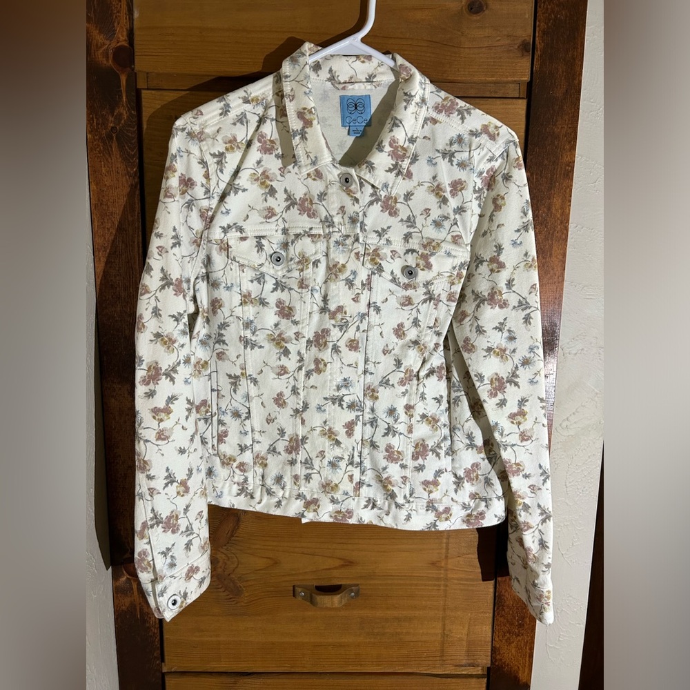 Floral Jean Jacket